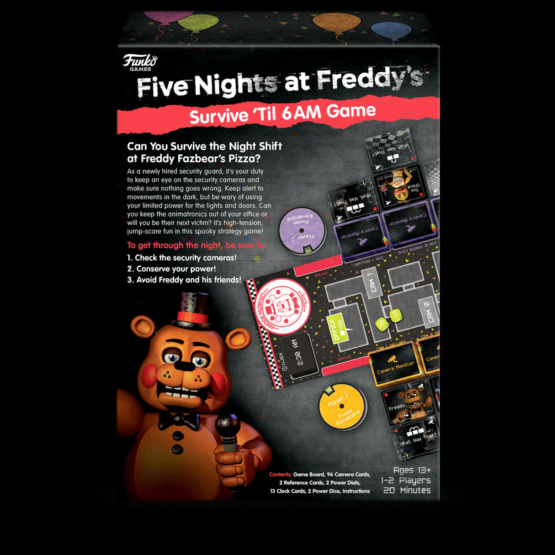 Funko Five Nights at Freddy's Survive 'Til 6AM Game