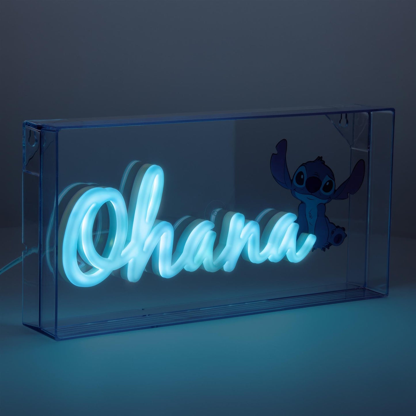 Disney Lilo and Stitch Ohana LED Neon Light