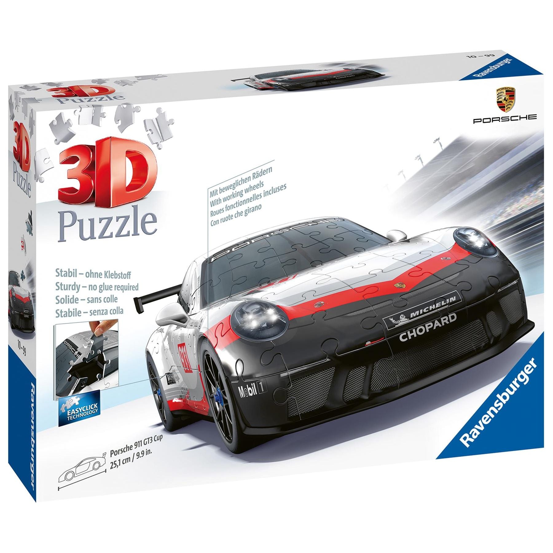 Porsche GT3 Cup 3D Puzzle, 108pc