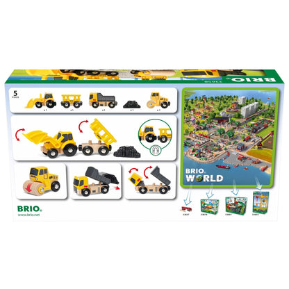 Brio World Wooden Construction Vehicles