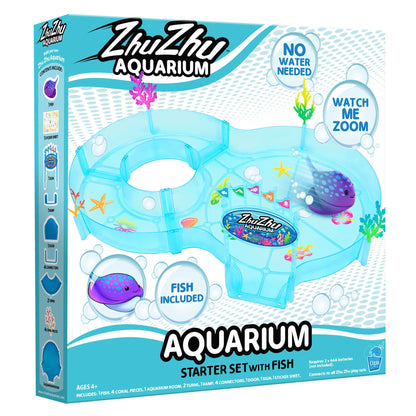 Zhu Zhu Aquarium Starter Set with Fish (Figure of 8)