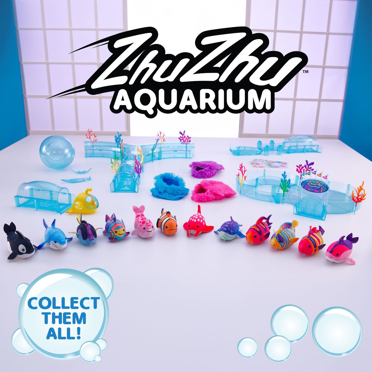 Zhu Zhu Aquarium Starter Set with Fish (Figure of 8)