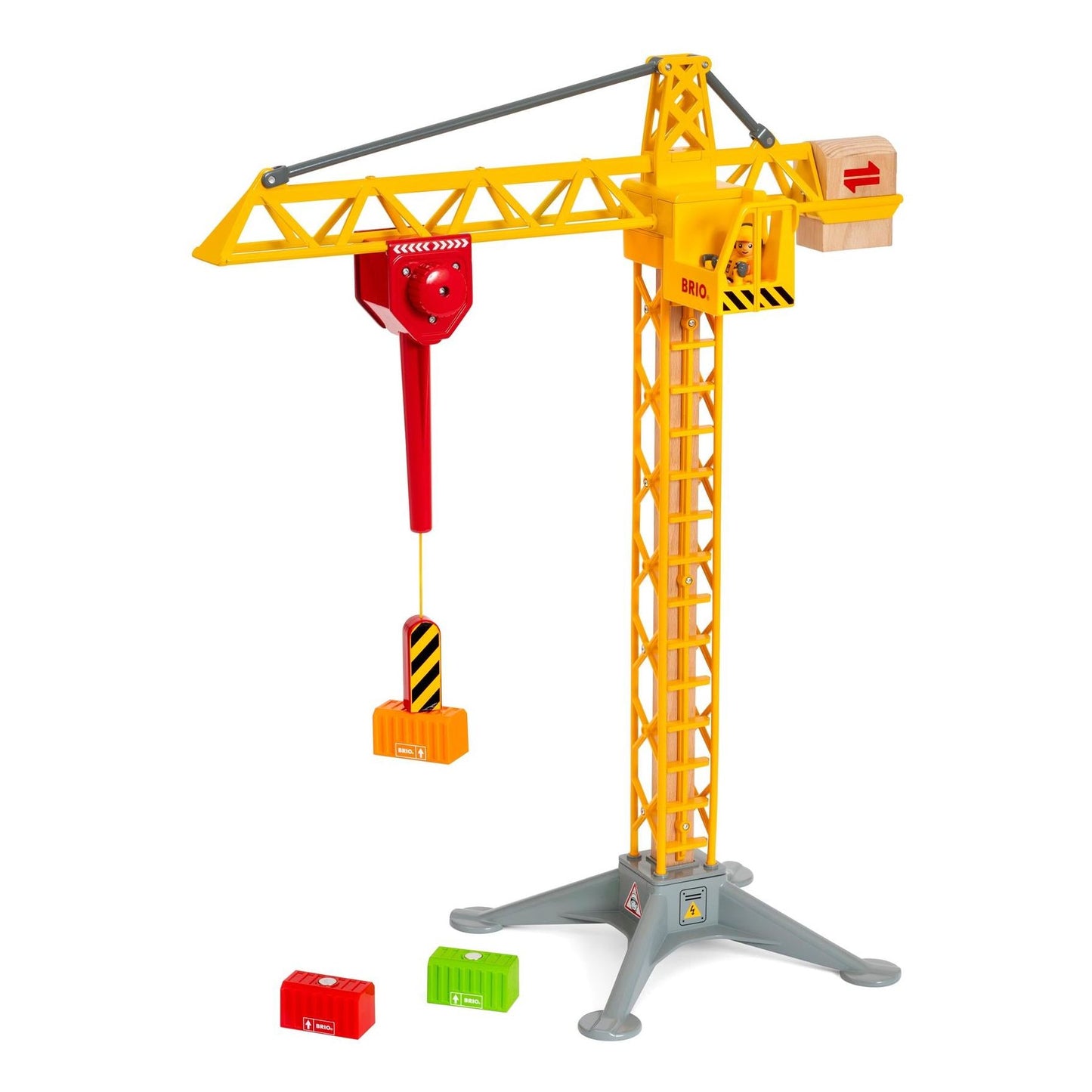 BRIO World - Light Up Construction Crane