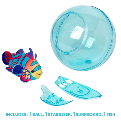 Zhu Zhu Starter Set with Fish (Bubble Ball & Surfboard)