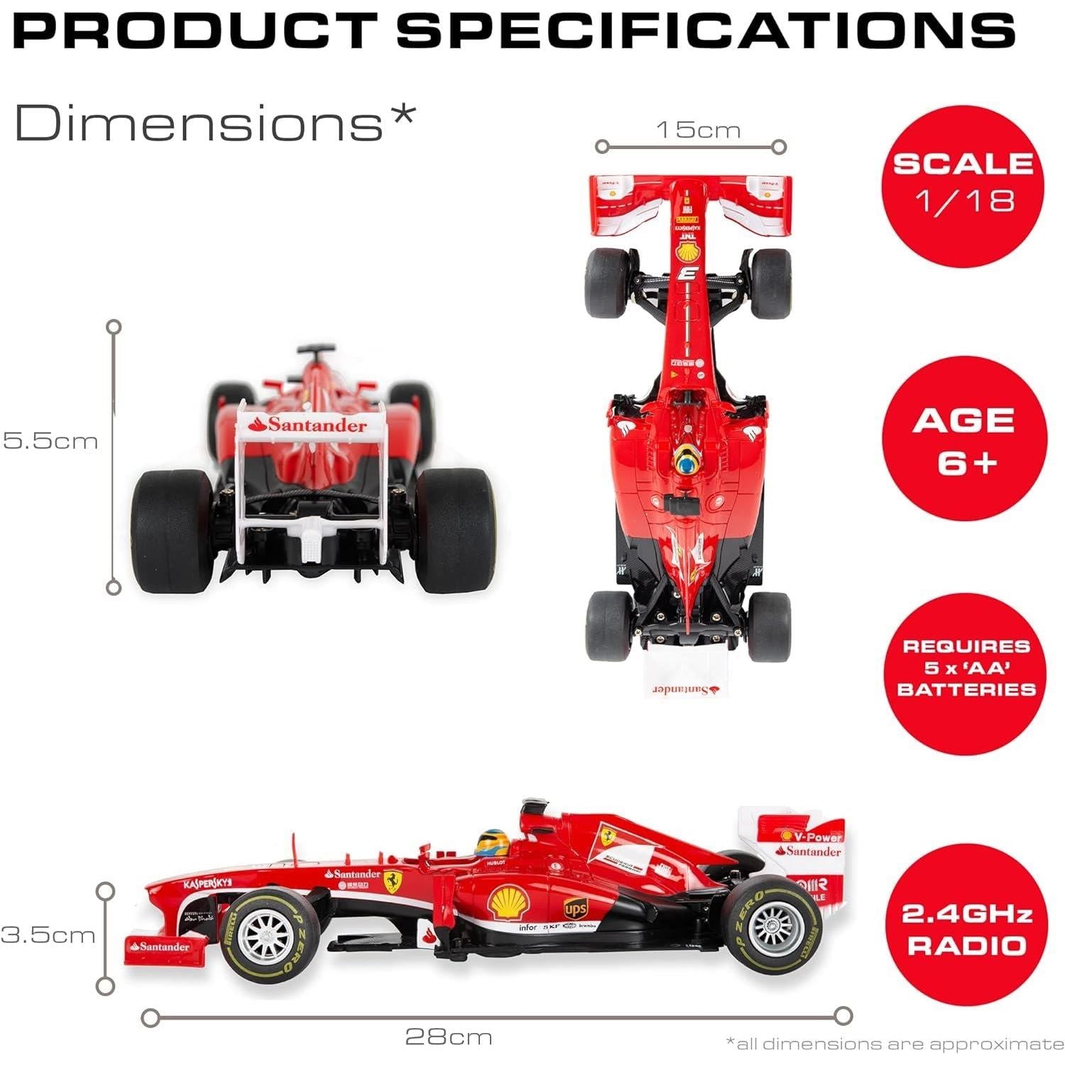 Ferrari Remote Control F1 Car