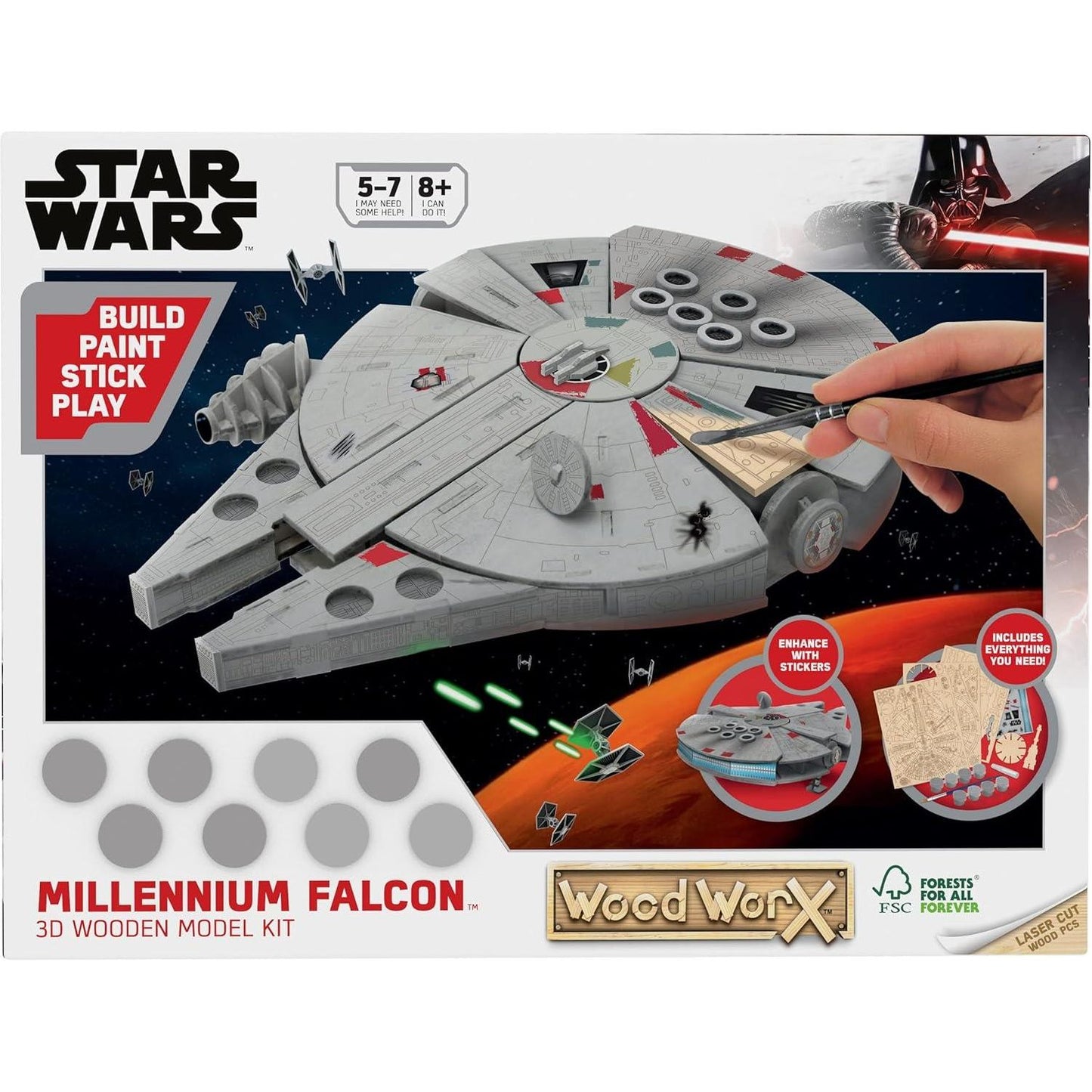 Star Wars Wood WorX Millennium Falcon