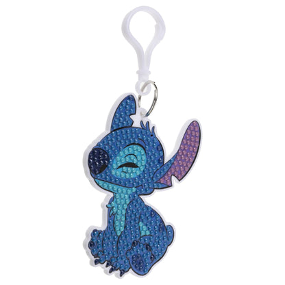 Disney Stitch Crystal Art Backpack Charm Kit