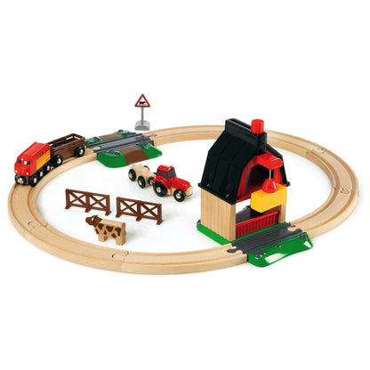 Brio Farm Railway Set