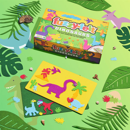 Fuzzy-Felt Dinosaur Set