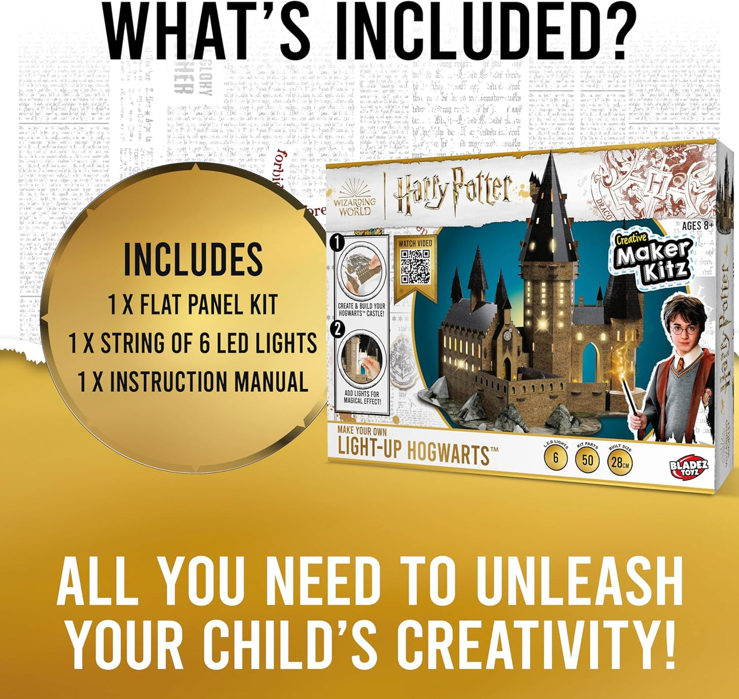 Harry Potter Hogwarts Makers Kitz - Light Up Hogwarts Castle