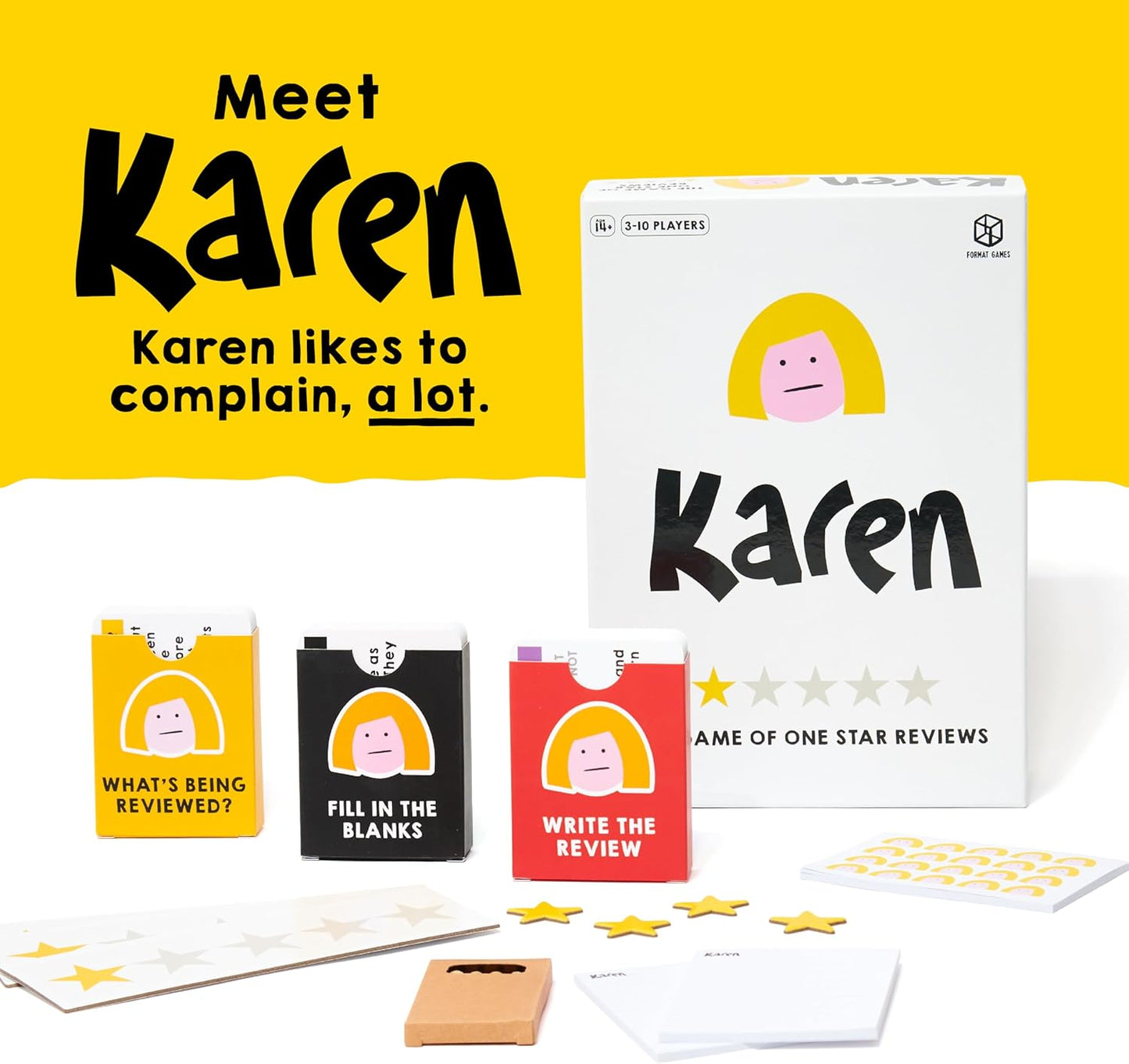 Karen Board Game: The Hilarious Game Based on Real One Star Reviews