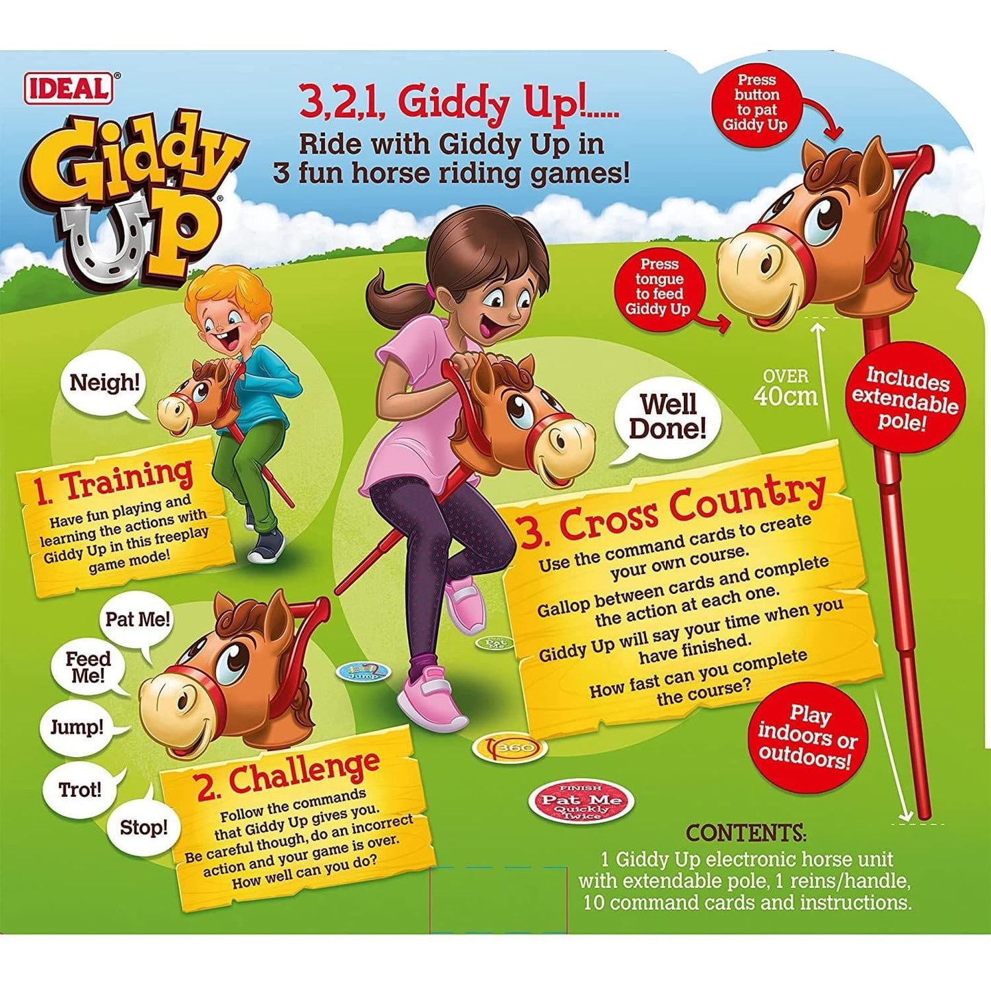 Kids Ride On Giddy Up Horse Riding Game