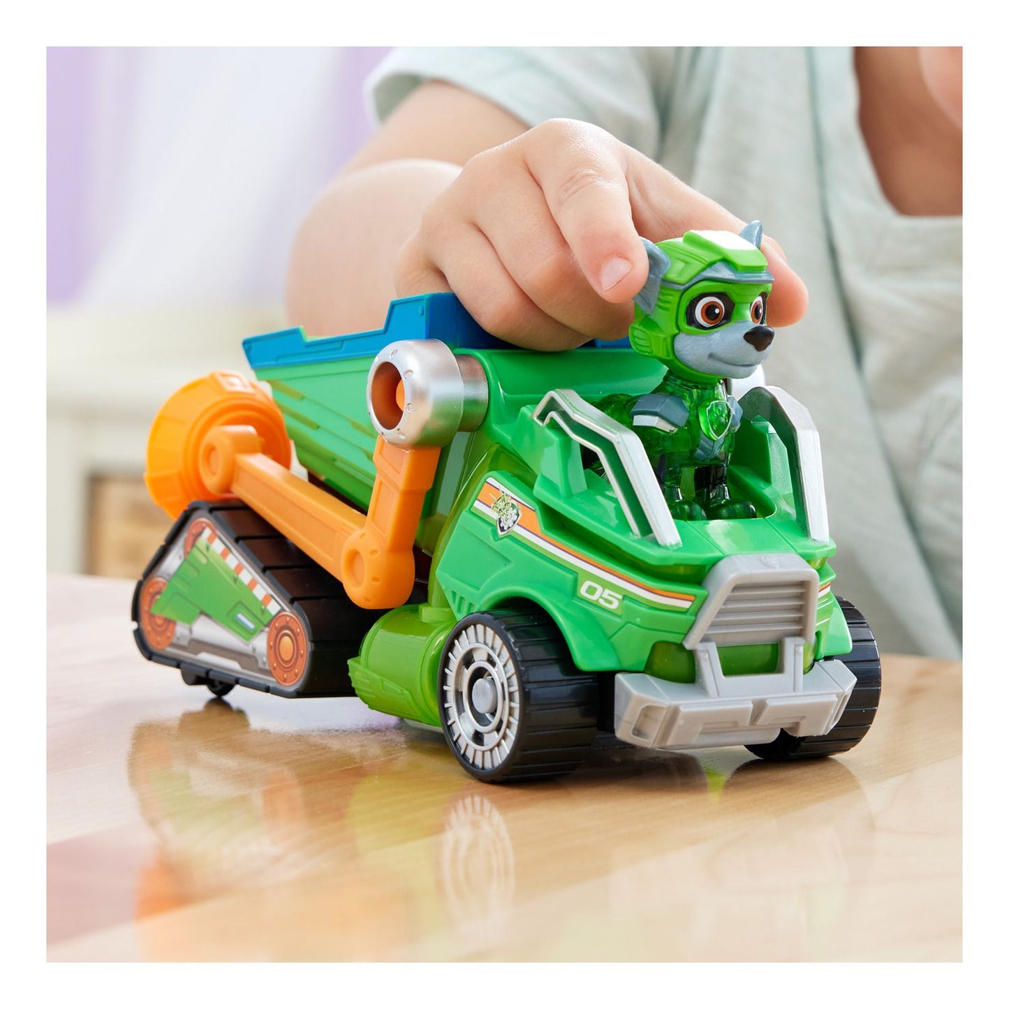 Paw Patrol Mighty Movie Rocky Recycle Truck