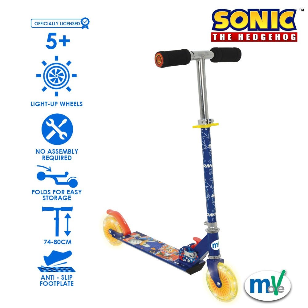 Sonic the Hedgehog Light up Inline Scooter