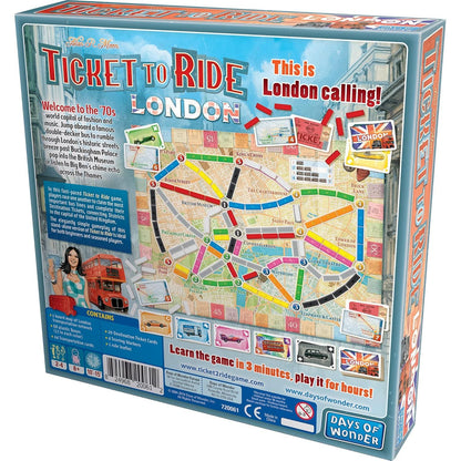 Days of Wonder Ticket to Ride London Board Game