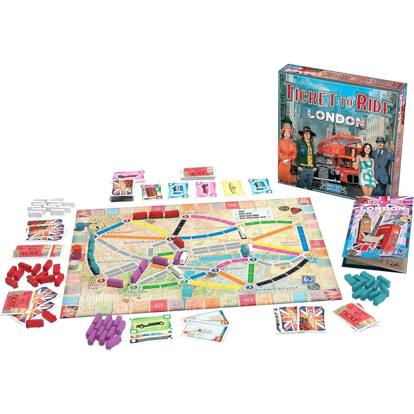 Days of Wonder Ticket to Ride London Board Game