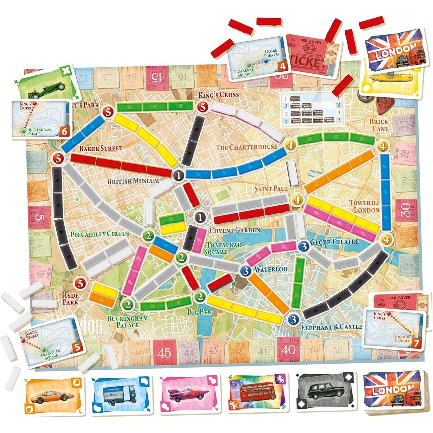 Days of Wonder Ticket to Ride London Board Game