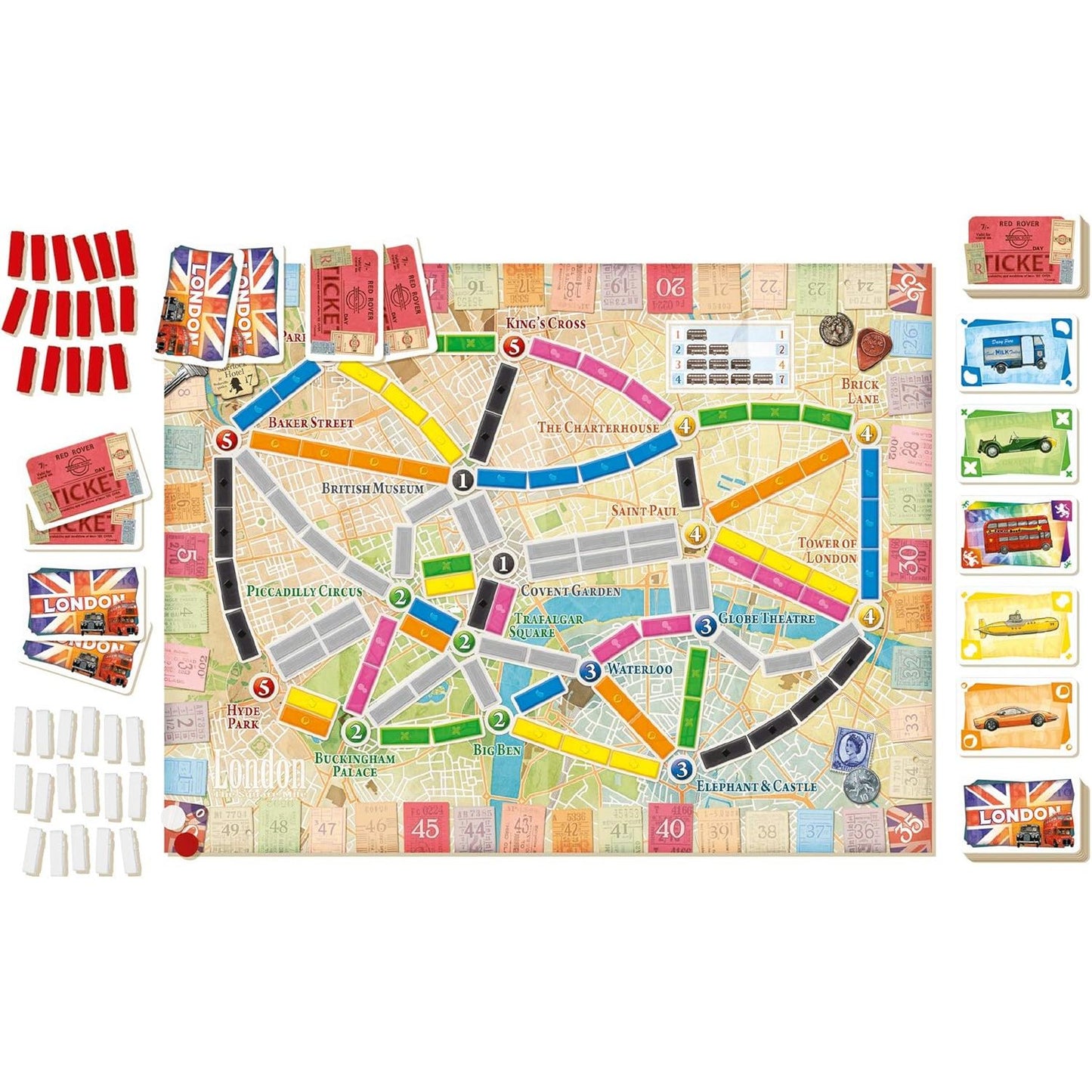 Days of Wonder Ticket to Ride London Board Game