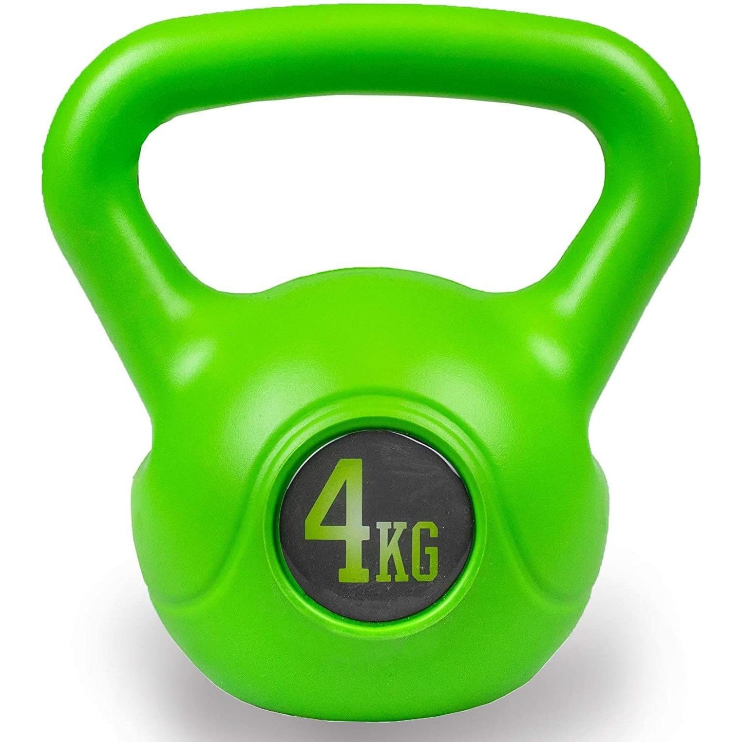 Vinyl 4KG Kettlebell Heavy Weight Kettle Bell Cardio Training Green